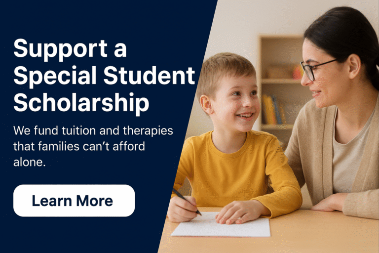 support a special student scholarship